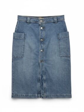 Joe's Jeans Light Blue Denim Skirt with Button Front